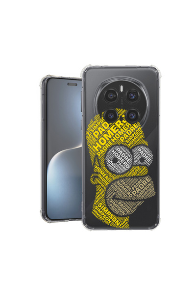 bestcase Αντικραδασμική θήκη πίσω για Honor Magic7 Pro, καλλιγραφία Homer Sim...