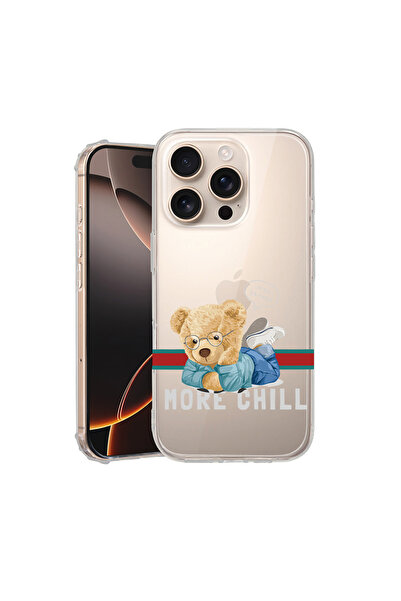 bestcase Carcasă spate antișoc pentru Apple iPhone 16 Pro Max, More Chill Ted...