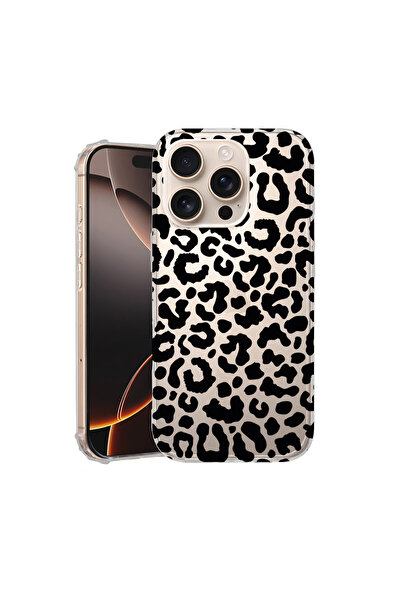 bestcase Carcasă spate antișoc pentru Apple iPhone 16 Pro Max, Leopard, AS 1057