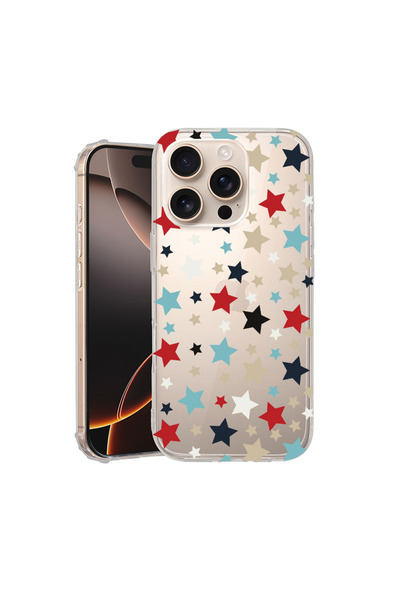 bestcase Carcasă spate antișoc pentru Apple iPhone 16 Pro Max, Stele, AS 146