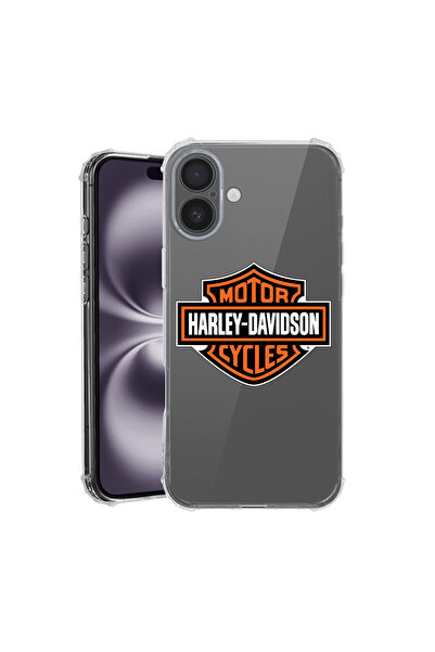 bestcase Αντικραδασμική θήκη πλάτης για Apple iPhone 16 Plus, Harley-Davidson...