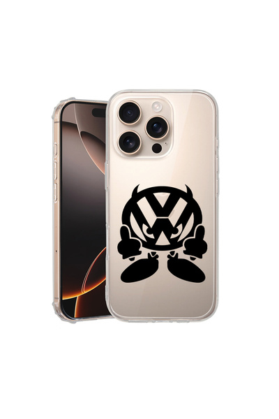 bestcase Anti Shock Back Case For Apple iPhone 16 Pro Max, VW Devil, AS 1641