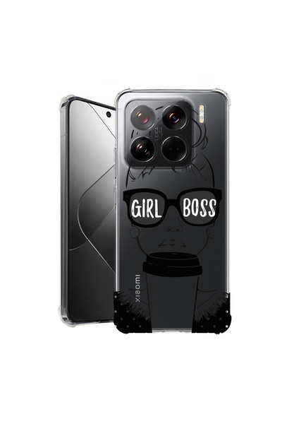 bestcase Carcasă spate antișoc pentru Xiaomi 15 Pro, Girl Boss, 1926362 AS 1808