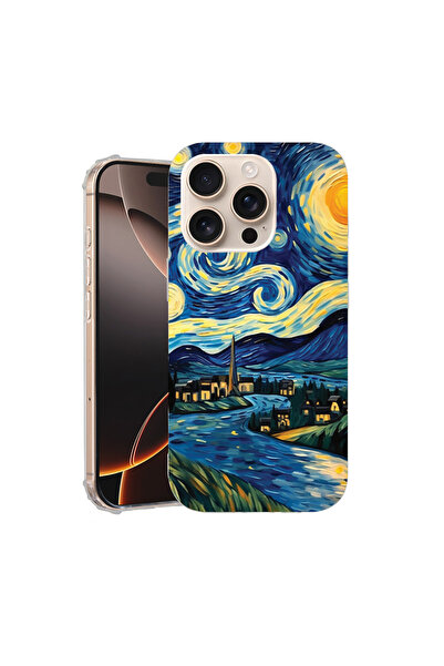 bestcase Carcasă spate antișoc pentru Apple iPhone 16 Pro Max, Starry Night, ...