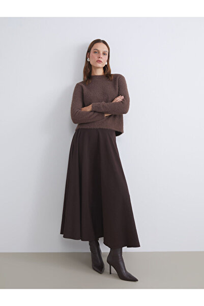 LC Waikiki New Season A-Line Skirt with Zipper at the Waist