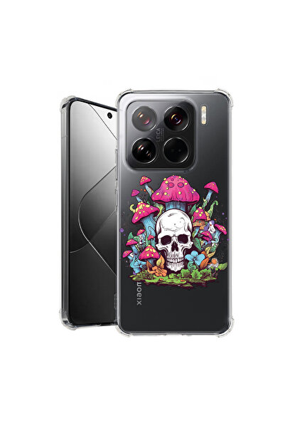 bestcase Carcasă spate antișoc pentru Xiaomi 15, Dream Colors - Craniu și Ciu...