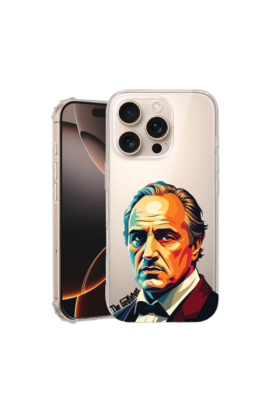 bestcase Αντικραδασμική θήκη πλάτης για Apple iPhone 16 Pro, The Godfather, A...