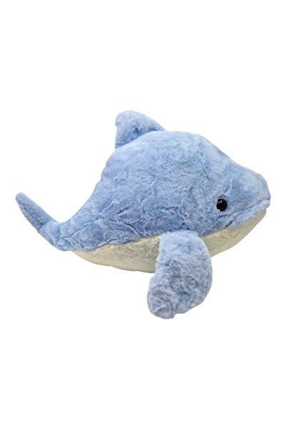 OEM Jucărie de pluș Delfin albastru, 43 cm