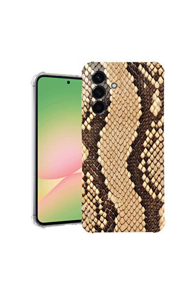bestcase Carcasă spate antișoc pentru Samsung Galaxy S25 Plus, model piele de...