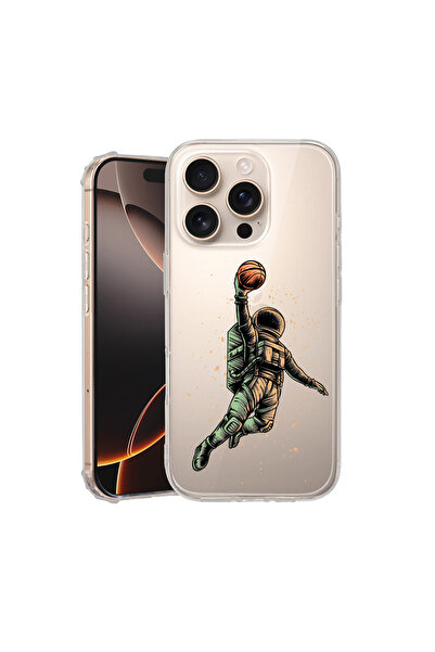 bestcase Carcasă spate antișoc pentru Apple iPhone 16 Pro, model Astronaut Ba...