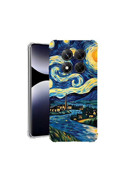 bestcase Carcasă spate antișoc pentru Xiaomi Redmi Note 14 Pro 5G, Starry Nig...