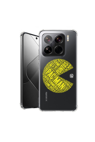 bestcase Carcasă spate antișoc pentru Xiaomi 15, Calligraphy PacMan, 1926363 AS 1540
