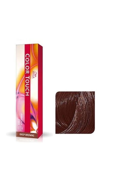 Wella Hair Dye 6/75 Semi-Permanent Ammonia-Free - Deep Browns Color Touch Blond Mahogany Dark Brown - Well