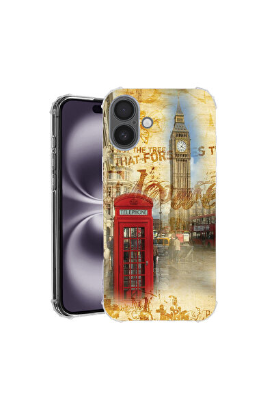 bestcase Carcasă spate antișoc pentru Apple iPhone 16 Plus, Londra, AS 1370