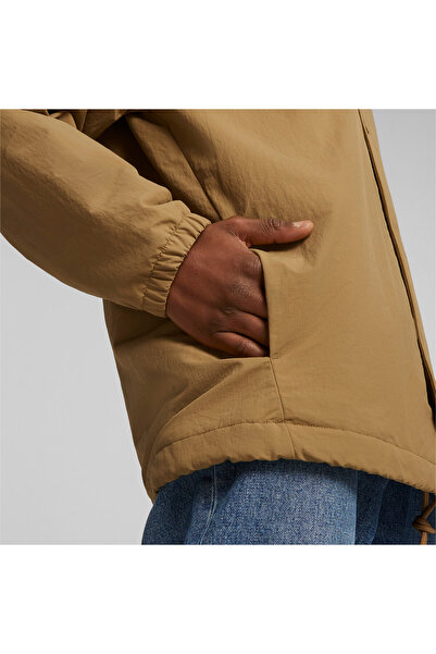 Puma Mens Classics Coach Jacket - Beige