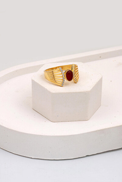 Bilezikci Akik Taşlı Altın Yüzük