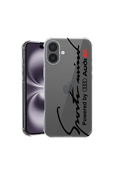 bestcase Carcasă spate antișoc pentru Apple iPhone 16, cu tehnologie Audi, AS...