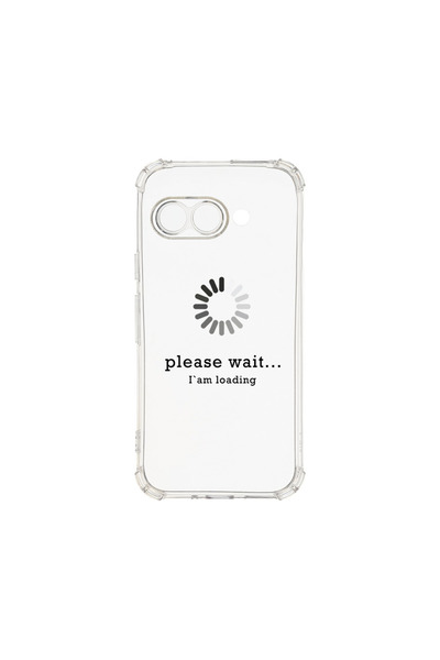 bestcase Αντικραδασμική πίσω θήκη για Google Pixel 9a, Παρακαλώ περιμένετε..., AS 37