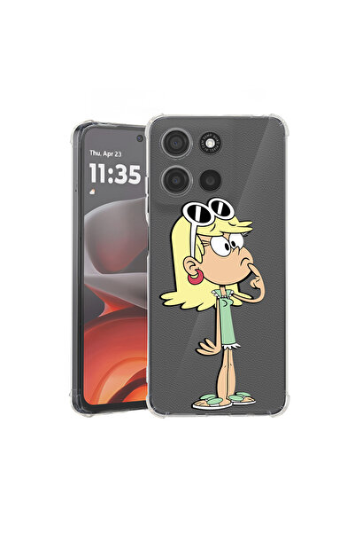 bestcase Carcasă spate antișoc pentru Motorola Moto G15, The Loud House - Len...