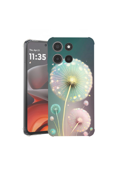 bestcase Carcasă spate antișoc pentru Motorola Moto G75, verde păpădie, 19460...