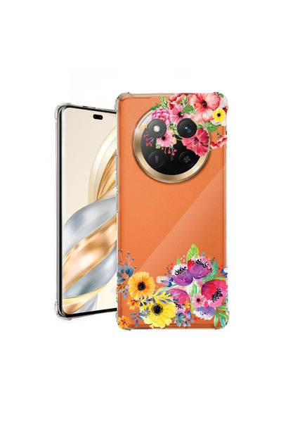 bestcase Carcasă spate antișoc pentru Honor Magic7 Lite, Flori, 1926355 AS 56