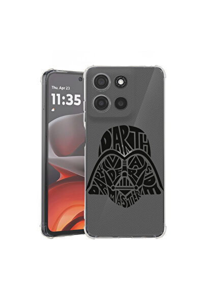 bestcase Удароустойчив гръб за Motorola Moto G75, калиграфия Дарт Вейдър, 194...