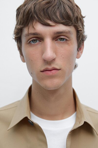 Massimo Dutti Cepli pamuk karışımlı ince ceket