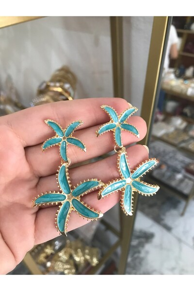 the ASEL İNCİ أقراط نموذج نجم البحر