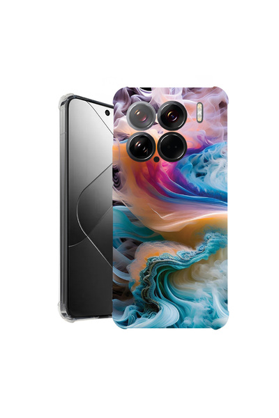 bestcase Carcasă spate antișoc pentru Xiaomi 15, culori lichide, 1926363 AS 1233