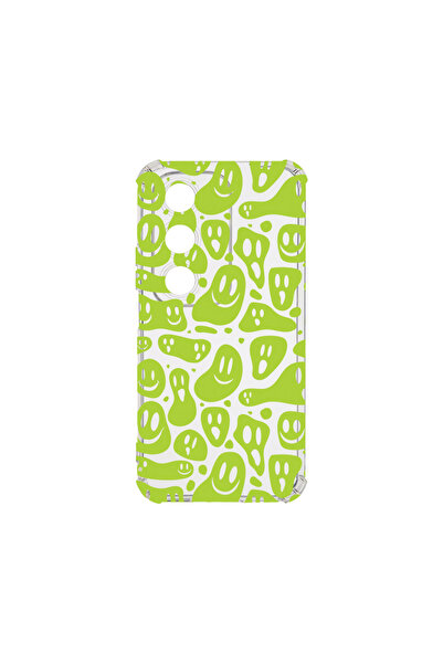 bestcase Carcasă spate antișoc pentru OPPO A80 5G, verde acid smiley, AS 1051