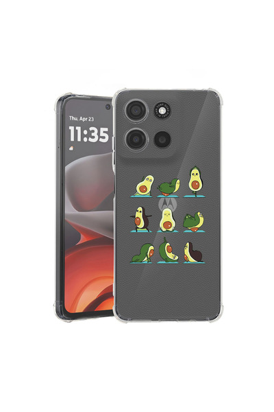 bestcase Carcasă spate antișoc pentru Motorola Moto G15, Avocado Yoga, 192635...