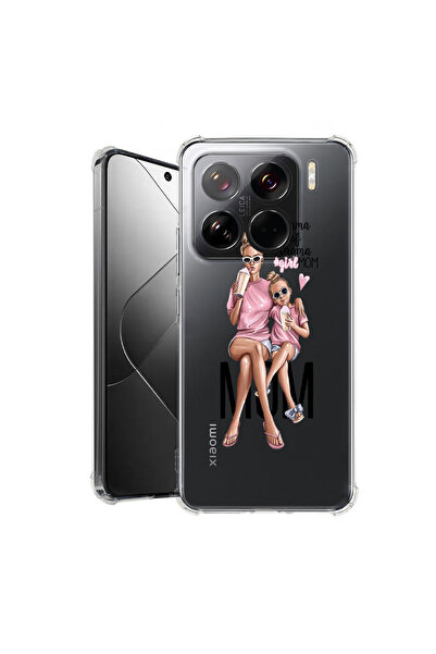 bestcase Αντικραδασμική θήκη πλάτης για Xiaomi 15 Pro, Κορίτσι Μαμά Μαμά του ...