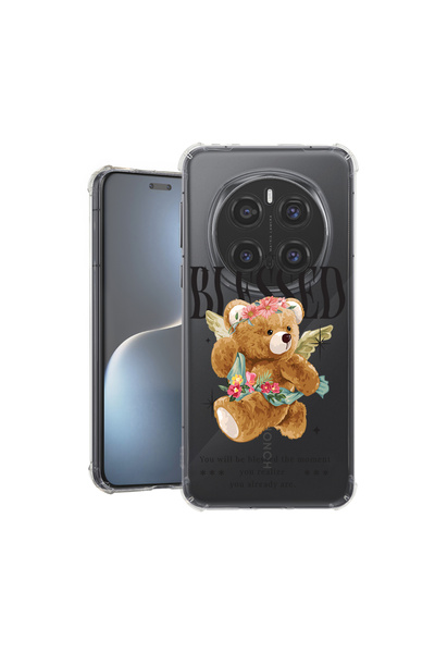 bestcase Carcasă spate antișoc pentru Honor Magic7 Pro, Teddy Bear Blessed, 1...