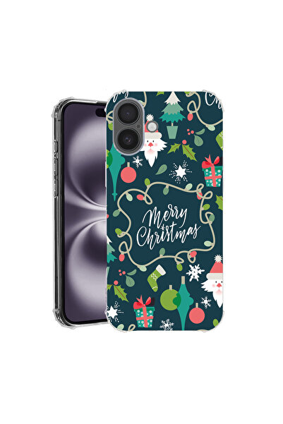 bestcase Αντικραδασμική θήκη πλάτης για Apple iPhone 16 Plus, Καλά Χριστούγεν...