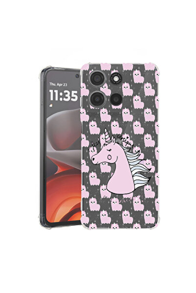 bestcase Carcasă spate antișoc pentru Motorola Moto G15, Unicorn - I Feel Uni...