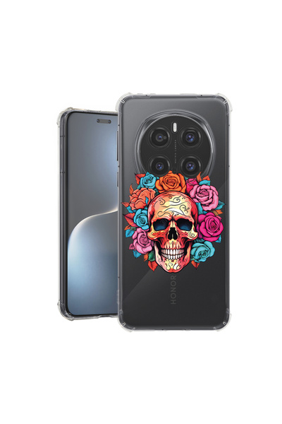 bestcase Carcasă spate antișoc pentru Honor Magic7 Pro, Dream Colors - Craniu...