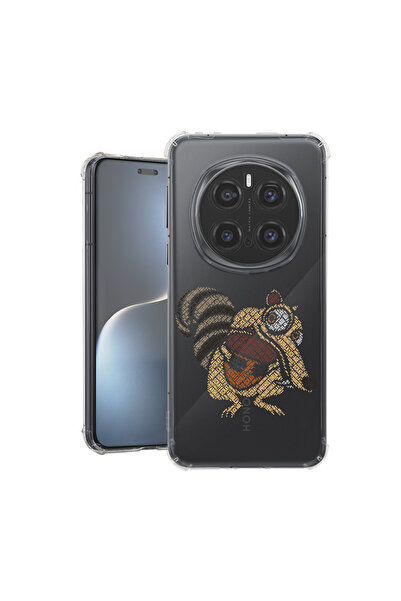 bestcase Carcasă spate antișoc pentru Honor Magic7 Pro, caligrafie antizgârie...