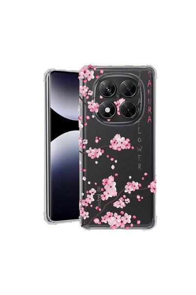 bestcase Carcasă spate antișoc pentru Xiaomi Redmi Note 14 Pro Plus, Cherry B...