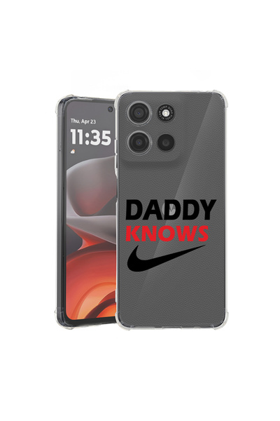 bestcase Carcasă spate antișoc pentru Motorola Moto G75, Daddy Knows, 1946016...