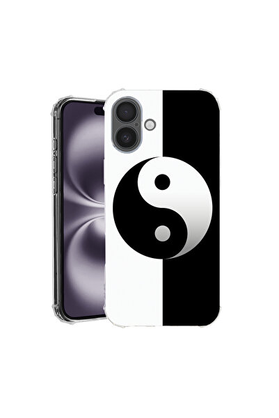 bestcase Αντικραδασμική πίσω θήκη για Apple iPhone 16 Plus, Yin Yang, AS 1181
