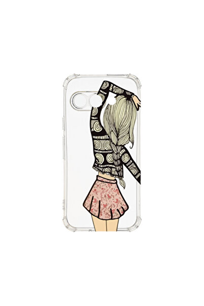 bestcase Αντικραδασμική πίσω θήκη για Google Pixel 9a, Girl Friend, AS 188