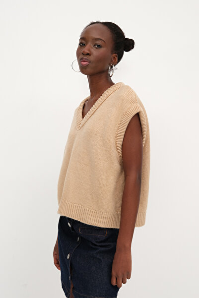 Addax V-Neck Knitwear Sweater S231011-C2
