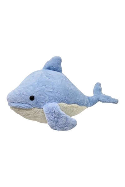 OEM Jucărie de pluș Delfin albastru, 43 cm