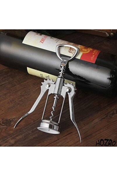 HOZRO Professional Manual Corkscrew HOZRO, Stainless Steel – Wine Bottle Opener