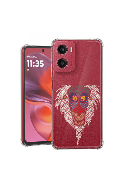 bestcase Carcasă spate antișoc pentru Motorola Moto G05, Calligraphy Rafiki, 1926357 AS 1542