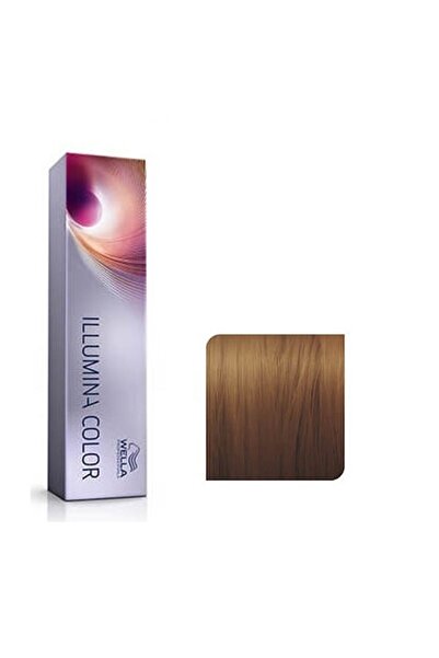 Wella Vopsea de păr permanentă 7/35 - Illumina Color Blond Mahon Auriu Mediu -