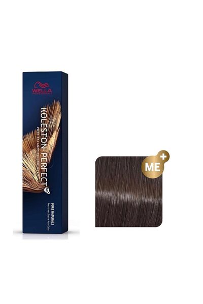 Wella Hair Dye 5/0 Permanent - Pure Naturals Koleston Perfect Me+ Light Brown -