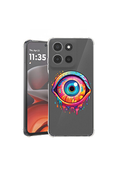 bestcase Αντικραδασμική θήκη πίσω μέρους για Motorola Moto G75, Dream Colors ...
