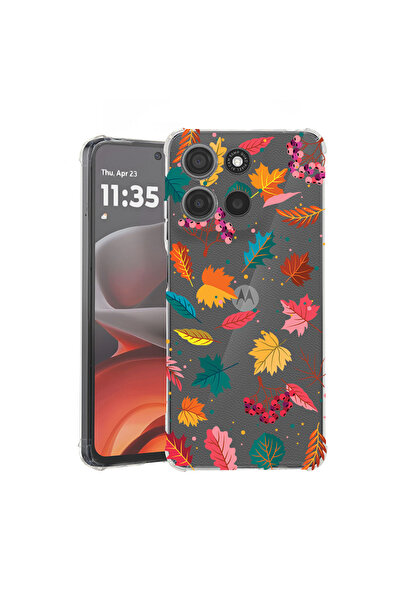 bestcase Carcasă spate antișoc pentru Motorola Moto G75, Culori de toamnă - F...