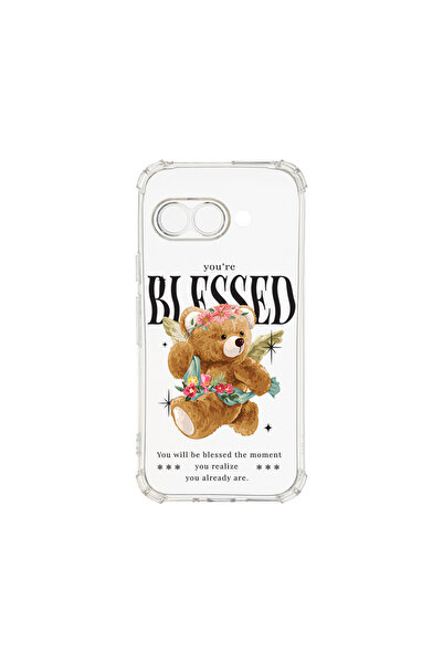 bestcase Carcasă spate antișoc pentru Google Pixel 9a, Teddy Bear Blessed, AS...